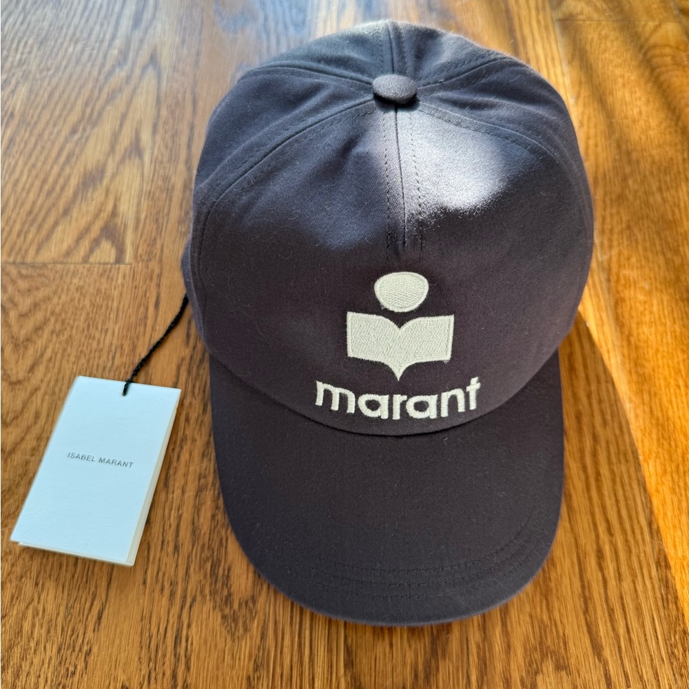 NEW WITH TAGS Isabel Marant Women’s Tyron Hat in Midnight Blue (One Size)
